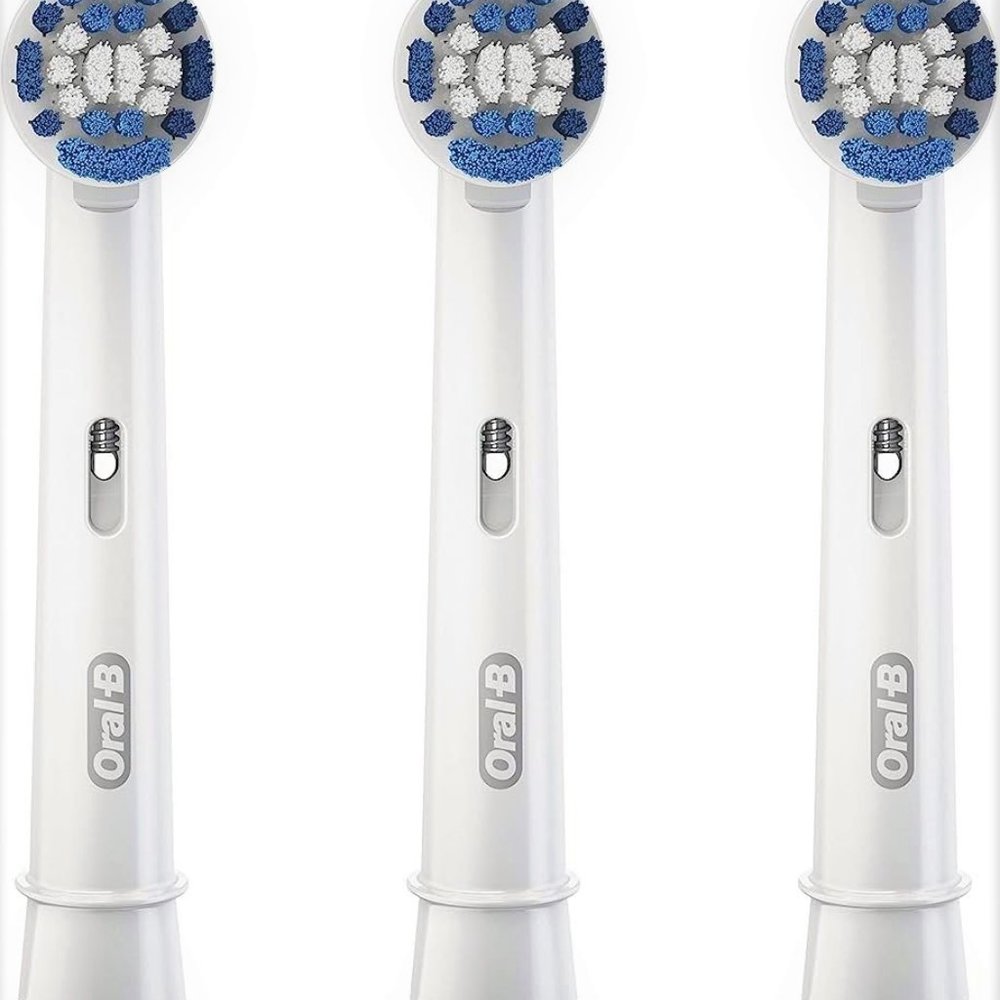 3 PACKS Genuine Oral-B Precision Clean Electric Toothbrush Replacement Heads NEW